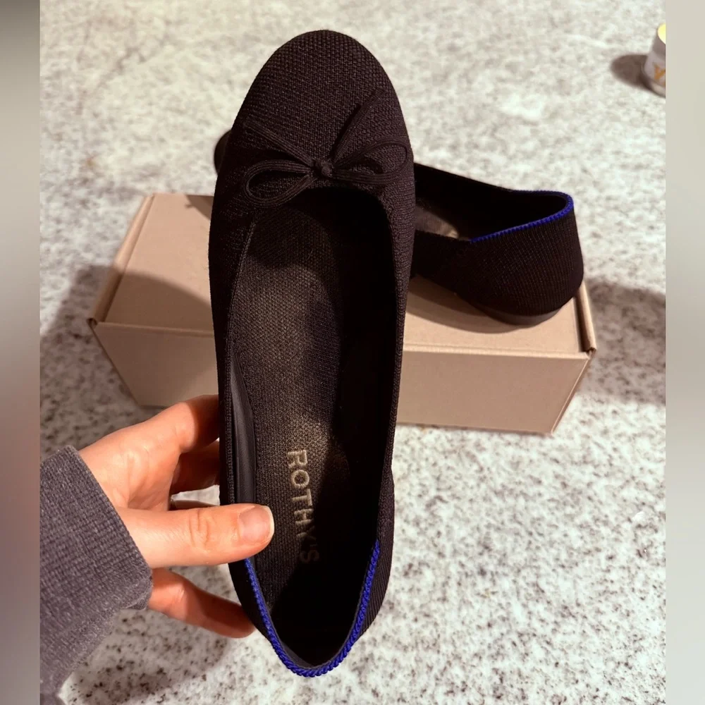 Rothy's Ballet Flats with Bow Accents